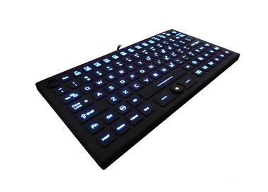 Waterproof Backlit Usb Keyboard With Mouse , Silicone Rubber Illuminated Keyboard