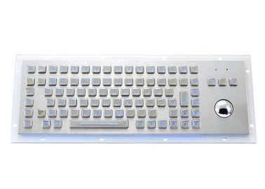 Blue Light NEMA Level Marine Keyboard With Tracking Ball Stainless Steel Material