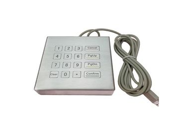 Desk Top 16 Keys Bluetooth Number Pad With Enter , Industrial Bank Atm Keypad