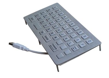 46 Keys Quiet Mechanical Keyboard , Short USB Cable Industrial Computer Keyboard