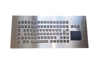 English Industrial Computer Keyboard , Laser Logo USB Keyboard With Touchpad