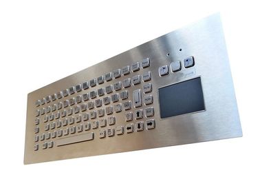 English Industrial Computer Keyboard , Laser Logo USB Keyboard With Touchpad