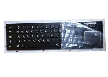 USB Interface Industrial Metal Symbol Keyboard 64 Key Ruggedized With Touch Pad