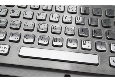 PS2 150mA IP65 Industrial Keyboard And Mouse With Braille Dots