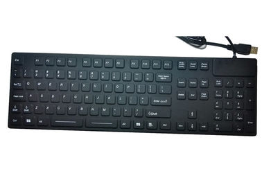 Rubber PCBA PS2 800DPI Industrial Keyboard Mouse 104 Key