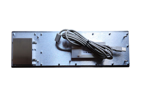 PS/2 20mA 1.5mm Stroke Industrial Stainless Keyboard 64 Keys