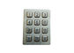 150mA 4X3 Illuminated Panel Mount Keypad 12 Braille Buttons