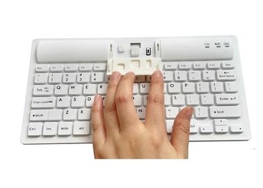 77 Keys Silicone Industrial Wireless Keyboard With 3.7V Rechargeable Battery