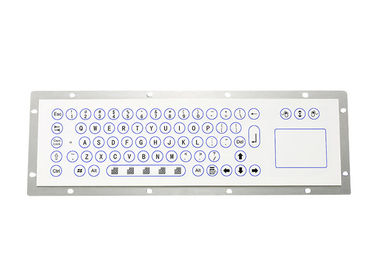 TTL RS485 Keyboard , Panel Mount Industrial Membrane Keyboard With Touch Screen Cursor